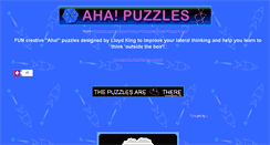 Desktop Screenshot of ahapuzzles.com